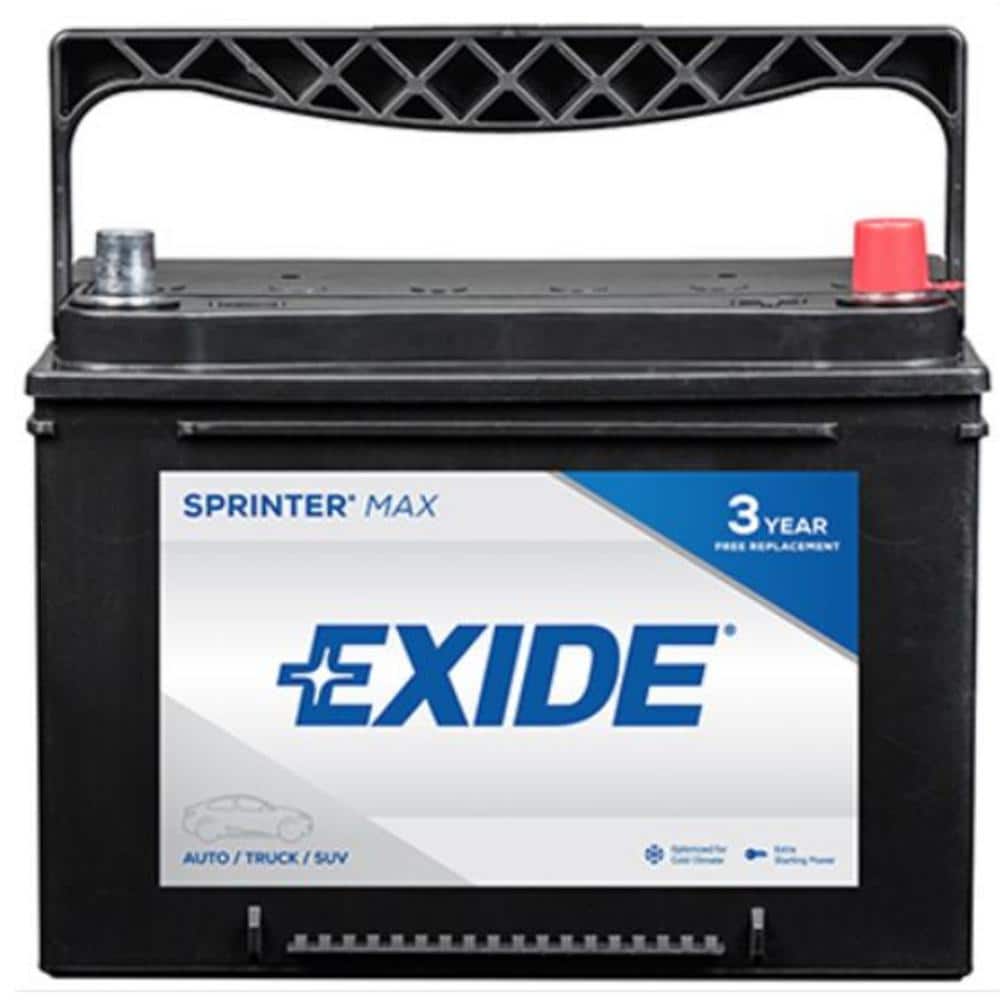 Exide SPRINTER MAX 12 volts Lead Acid 6-Cell 34 Group Size 800