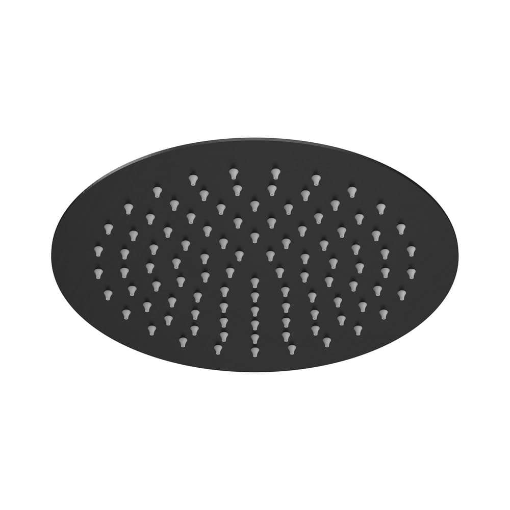 10 in. Round Rain Shower Head 304 Stainless Steel Ultra Thin Replacement Showerhead Matte Black price history on PriceWatchPro