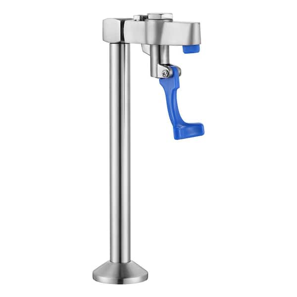 WOWOW 9.2 in. Commercial Deck Mounted High-arc Brass Glass Filler Faucet in Brushed Nickel