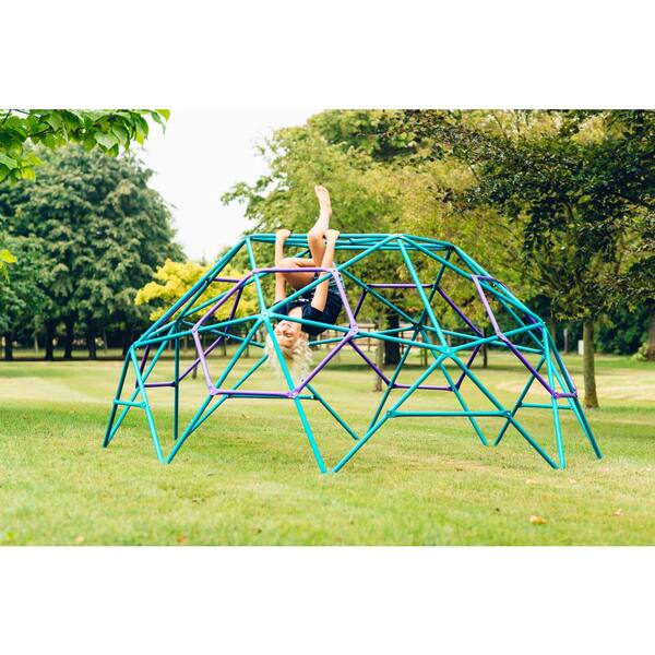Plum Phobos Metal Climbing Dome - Teal and Purple