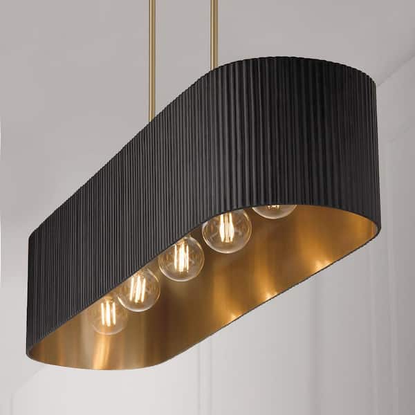 Capital Lighting Fixture Company Donovan 5-Light Matte Brass and