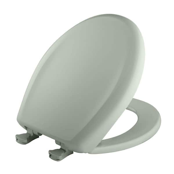 BEMIS Round Closed Front Toilet Seat in Sea Mist Green