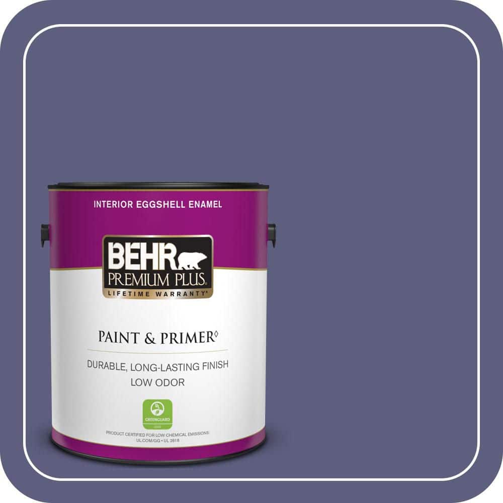 1 gal. #M550-7 Strong Iris Eggshell Enamel Low Odor Interior Paint & Primer price history on PriceWatchPro