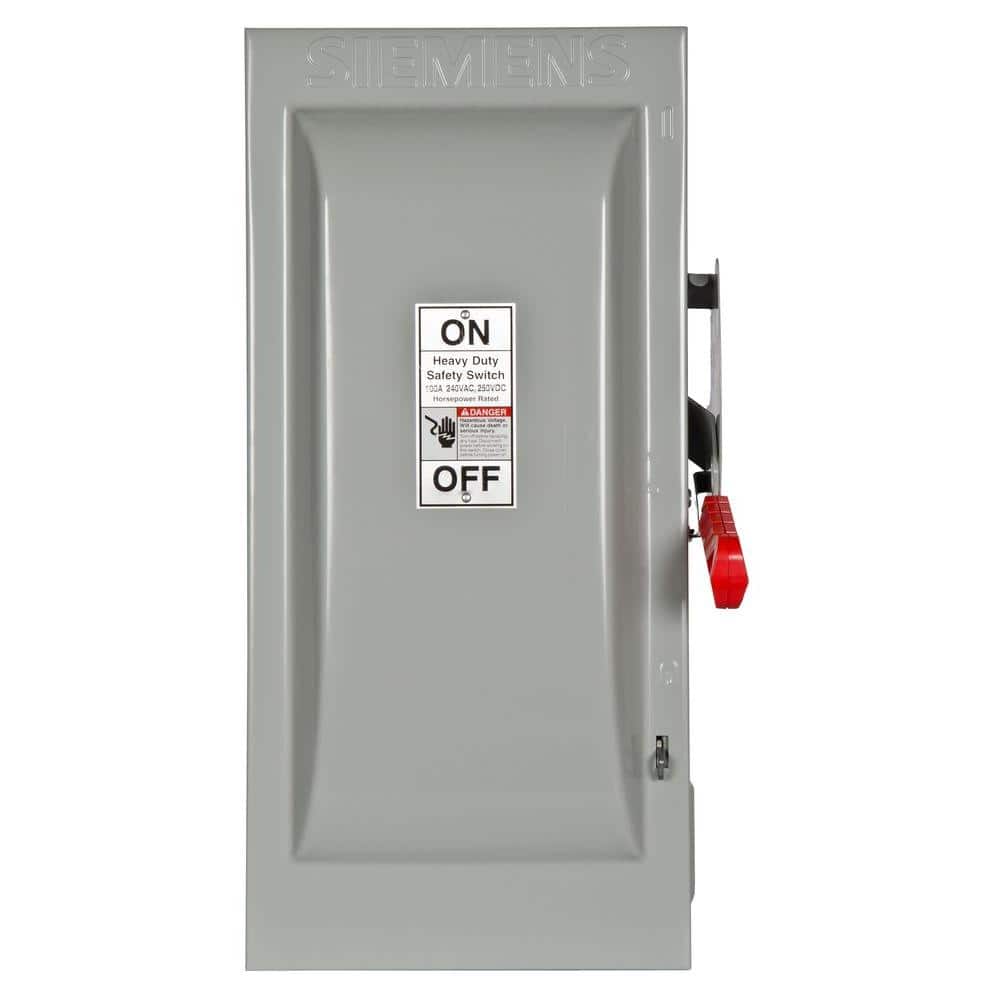 UPC 783643150300 product image for Heavy Duty 100 Amp 240-Volt 3-Pole Indoor Fusible Safety Switch with Neutral | upcitemdb.com