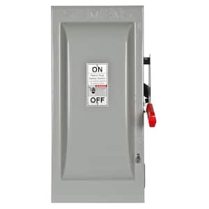 Heavy Duty 100 Amp 240-Volt 3-Pole Indoor Fusible Safety Switch with Neutral
