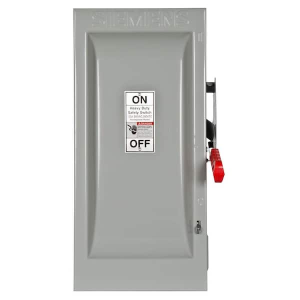Siemens Heavy Duty 100 Amp 240-Volt 3-Pole Indoor Fusible Safety Switch with Neutral