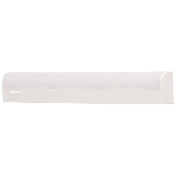 Commercial Electric 10 in. White Battery Operated LED Under Cabinet Light
