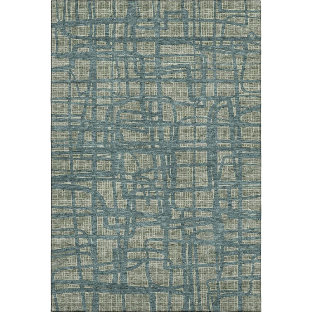 Mayfield Premium Machine Washable Abstract AMF2491 Basil 8 ft. x 10 ft. Area Rug price history on PriceWatchPro