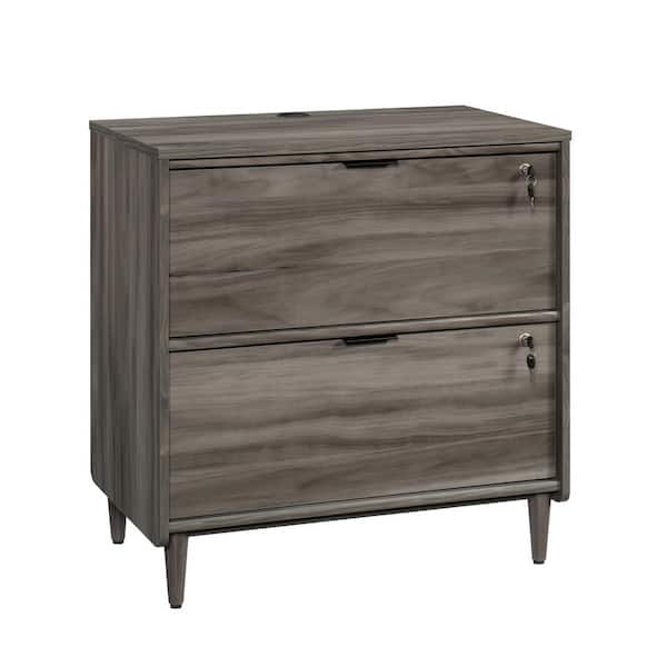 SAUDER Clifford Place Jet Acacia Decorative Lateral File Cabinet
