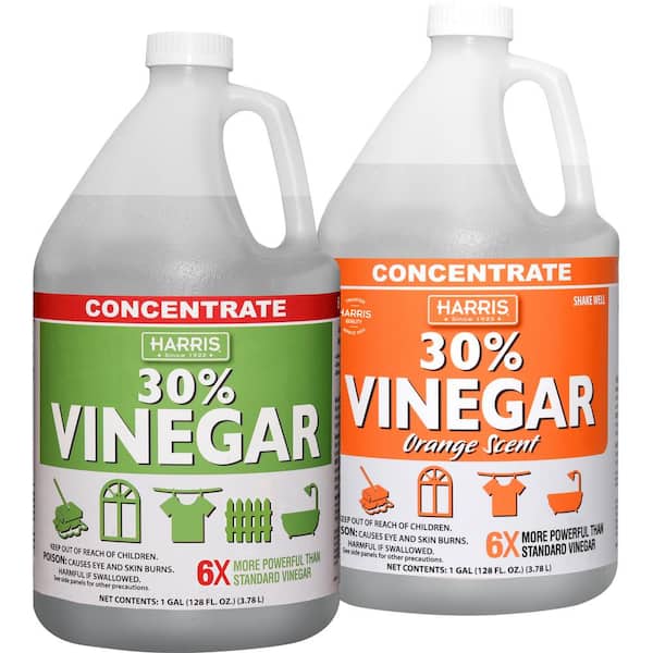 Harris 128 oz. 30% Vinegar and 30% Mandarin Orange Vinegar all Purpose Cleaner Value Pack