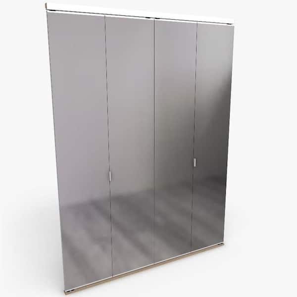 Impact Plus 42 in. x 80 in. Polished Edge Mirror Solid Core MDF