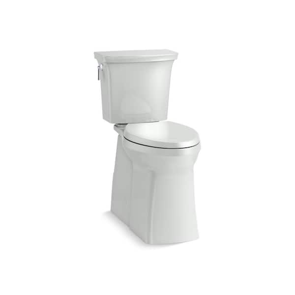 KOHLER Corbelle 12 in. Rough In 2-Piece 1.28 GPF Single Flush Elongated Toilet in Biscuit Seat Not Included
