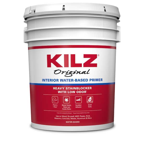 Original 5 gal. White Water-Based Interior Primer, Sealer, and Stain Blocker