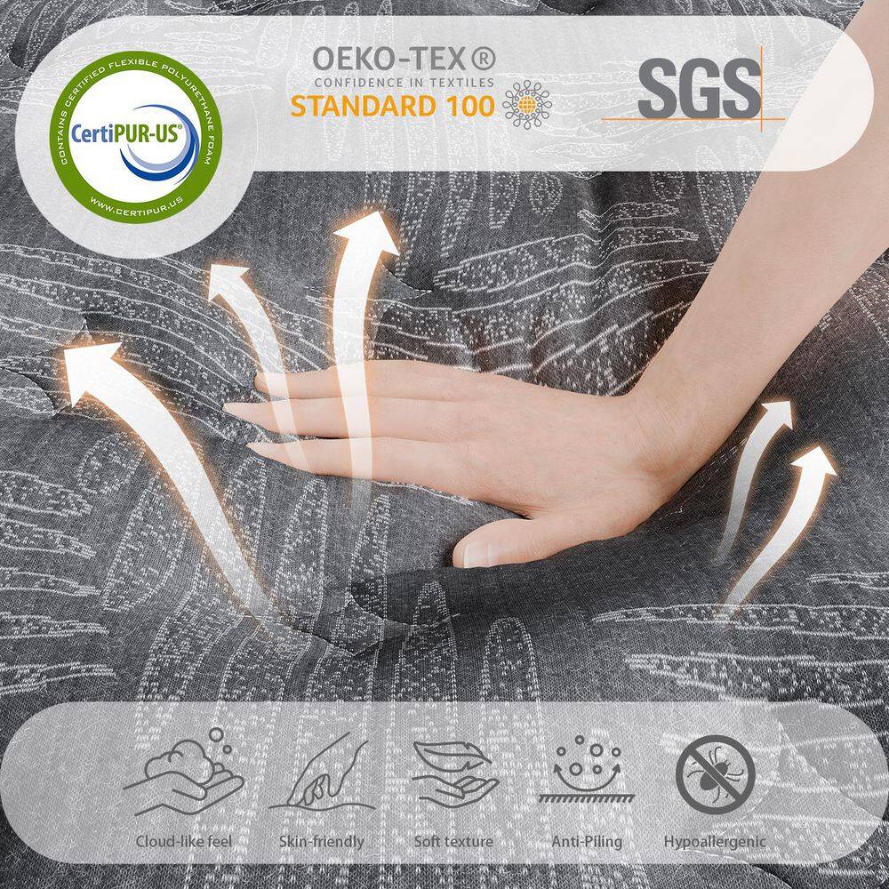Queen Firm Hybrid Memory Foam Mattress - rated 3.8108 stars from 37 reviews
