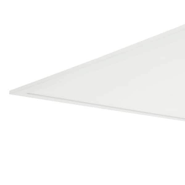 Metalux 2 ft. x 2 ft. White Integrated LED Flat Panel Troffer Light Fixture  at 4200 Lumens, 4000K, Dimmable RT22SP - The Home Depot