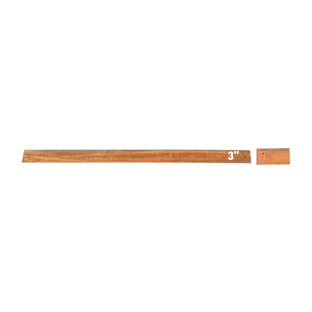 96 in. L x 3 in. H Galvanized Steel Hammer-In Landscape Edging, Metal Garden Border for Lawn & Beds, 1-Pack price history on PriceWatchPro