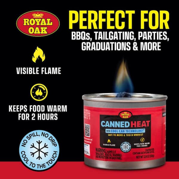 Royal Oak 2-Pack Canned Heat Chafing Fuel 800002166 - The Home Depot