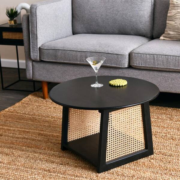 Black stained online coffee table