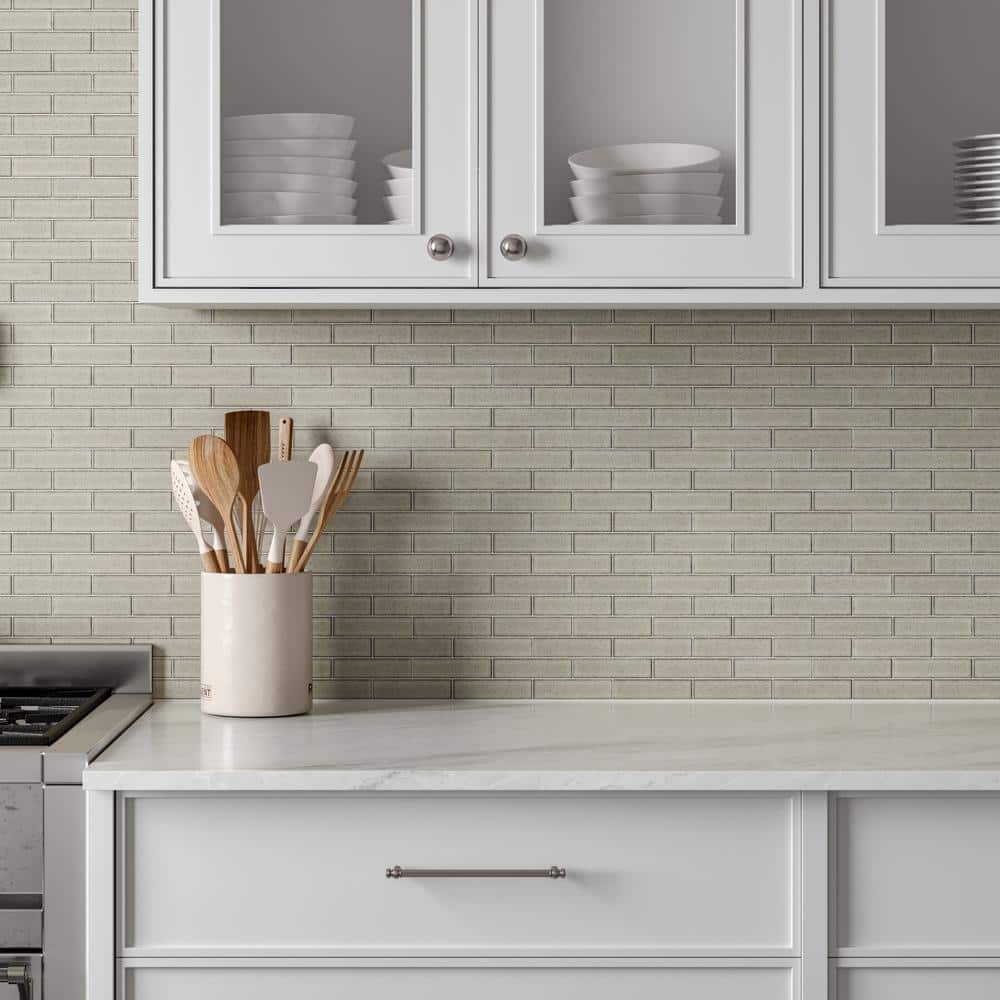 Seni 1" x 4" Porcelain Brick Joint MosaicWall & Floor Tile