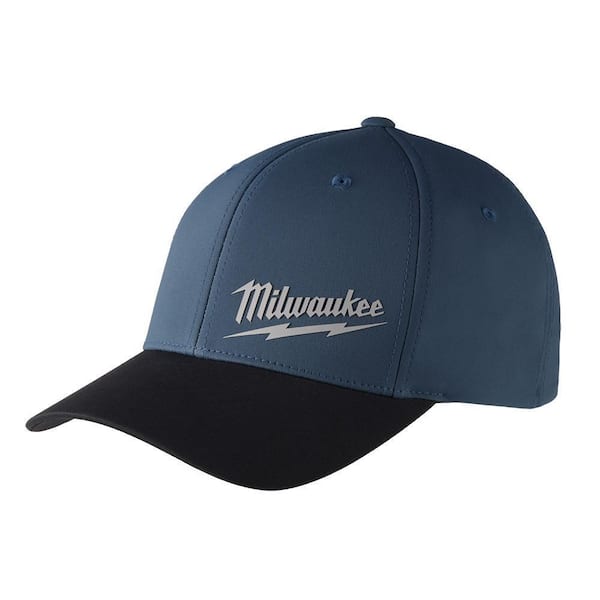 blue baseball fitted cap