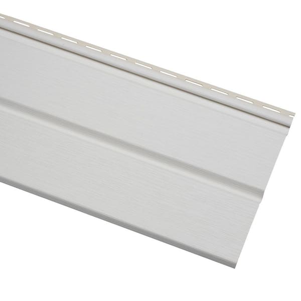Ply Gem 12.75 in. x 0.5 in. Rectangular White Weather Resistant Vinyl Soffit Vent