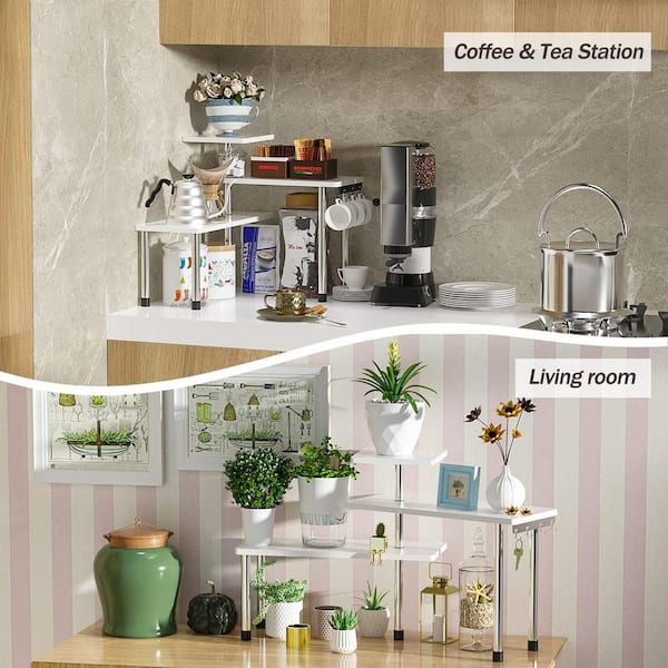 Stylish Bathroom Counter Organizer With Coffee Station - Temu