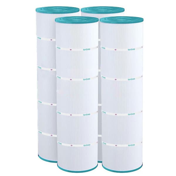 Hurricane 7 in. Dia HF7487-04 Advanced Pool and Spa Filter Cartridge Replacement 4 Pack