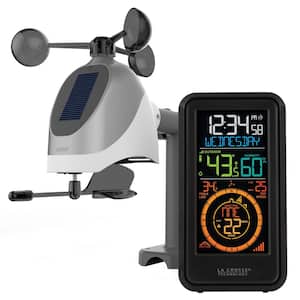 La Crosse Technology Professional Color Weather Station with Breeze Pro  Wind Sensor 328-1414 - The Home Depot