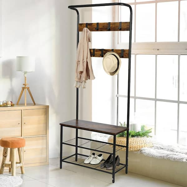 Good & gracious entryway best sale coat rack