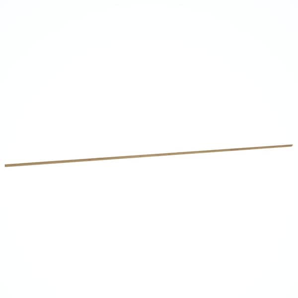 QuickShip 96 in. W x 0.75 in. H x 0.75 in. D Inside Corner Decorative Edge Moulding in Canopy