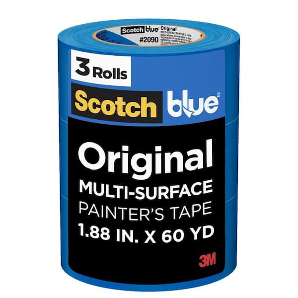 ScotchBlue 1.88 In. x 60 Yds. Original Multi-Surface Painter's Tape (3 Rolls)