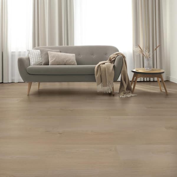 Burkett Cherry 22 MIL x 8.7 in. W x 59 in. L Click Lock Waterproof Luxury vinyl Plank Flooring (25 sq. ft./Case)