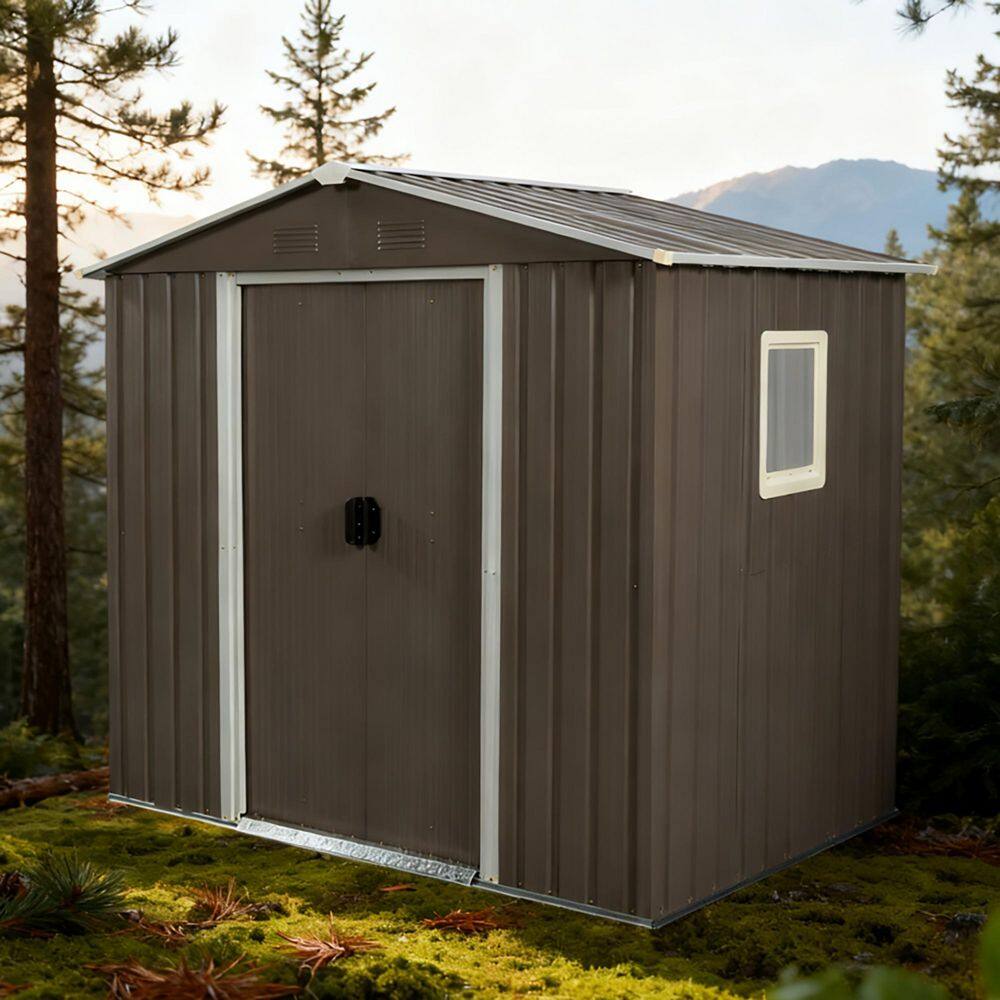 6 ft. x 5 ft. Metal Shed with Window (30 sq. ft.) price history on PriceWatchPro