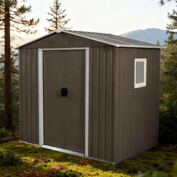 6 ft. x 5 ft. Metal Shed with Window (30 sq. ft.)