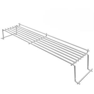 26.9 in. Stainless Steel Warming Grill Rack with Up Front Control for Weber Series Grills