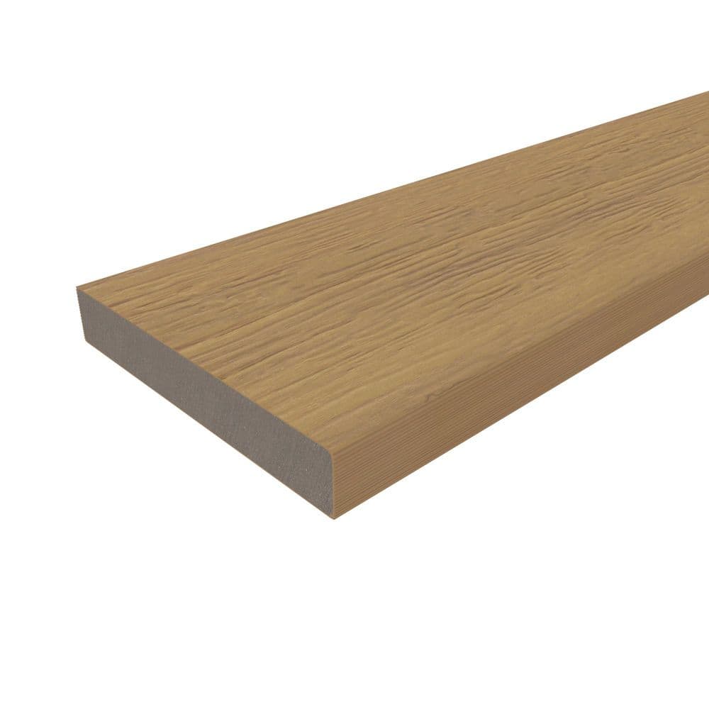 Cortes Plus 0.88 in. x 5.43 in. x 1 ft. Rustic and Wood Grain Tasmanian Blackwood Composite Decking Board Sample price history on PriceWatchPro