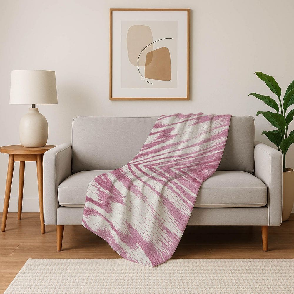 Premium Machine Washable ASB876 Blush 50 in. x 70 in. Sherpa Throw Blanket price history on PriceWatchPro