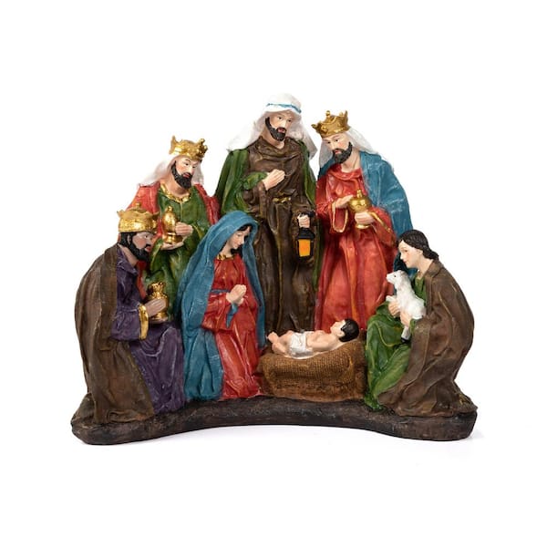 Home Accents Holiday 10.5 in. Nativity Scene