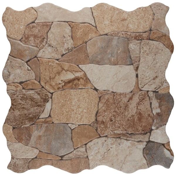 Attica Beige 16-7/8 in. x 16-7/8 in. Ceramic Floor and Wall Tile (14.15 sq. ft./Case)