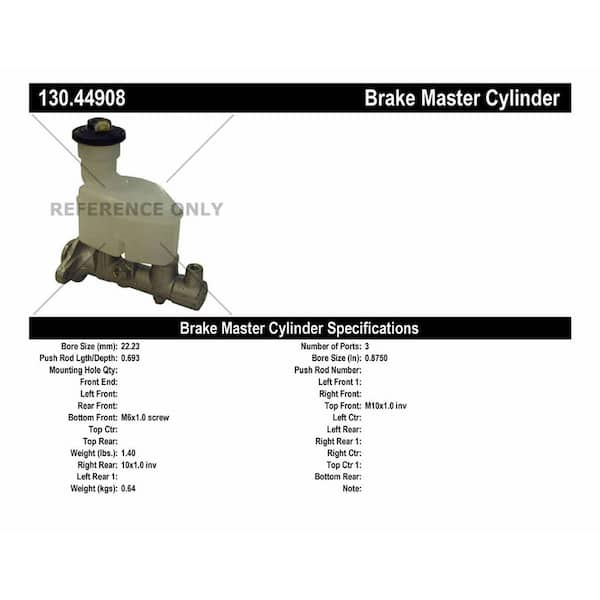 Centric Parts Brake Master Cylinder 1996-2000 Toyota RAV4 2.0L