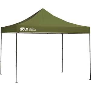 Solo100 10 ft. x 10 ft. Olive Straight Leg Canopy