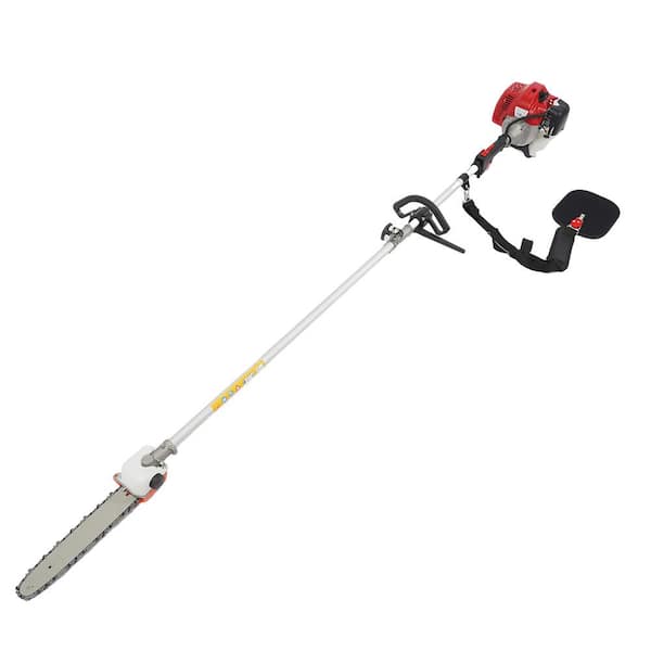YIYIBYUS 12 in. Blade 43 cc 2-Stroke Petrol Engine Cordless Pole Saw Pruner Gas Chainsaw