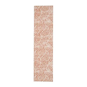 Washable Leif Ivory/Rust 2 ft. x 8 ft.