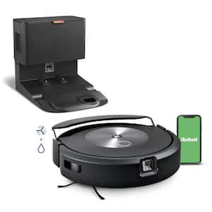 Roomba Combo J7+ Self-Emptying Robotic Vacuum Cleaner and Mop Identifies, Avoids Obstacles Smart Mapping Ideal for Pets