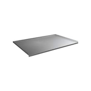 36 in. Sink Base Mat in Textured Aluminum