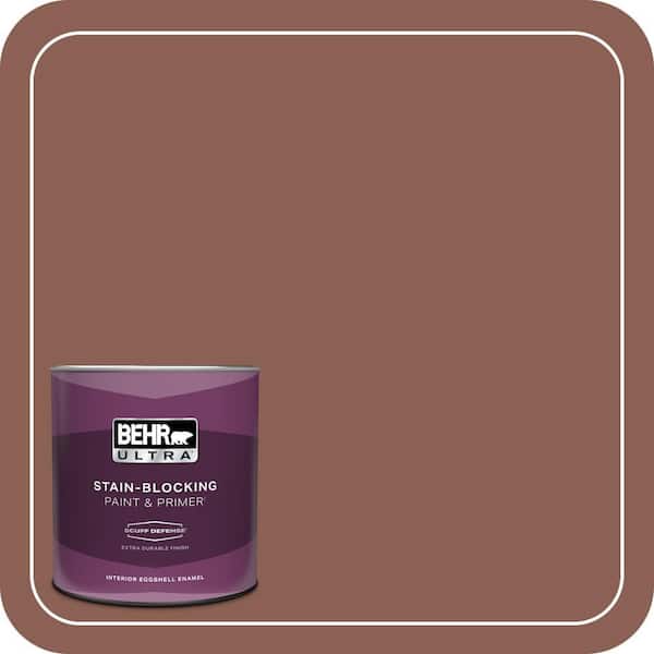 BEHR ULTRA 1 qt. #ECC-26-1 Cedar Grove Extra Durable Eggshell Enamel Interior Paint & Primer