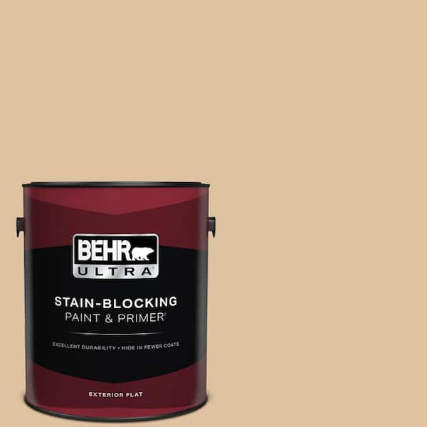 BEHR ULTRA 1 gal. #S290-3 Slender Reed Flat Exterior Paint & Primer