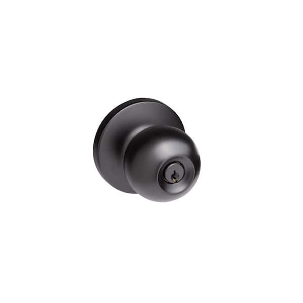 Taco Oil Rubbed Bronze Commercial Entry Ball Knob Trim with Lock for Panic Exit Device