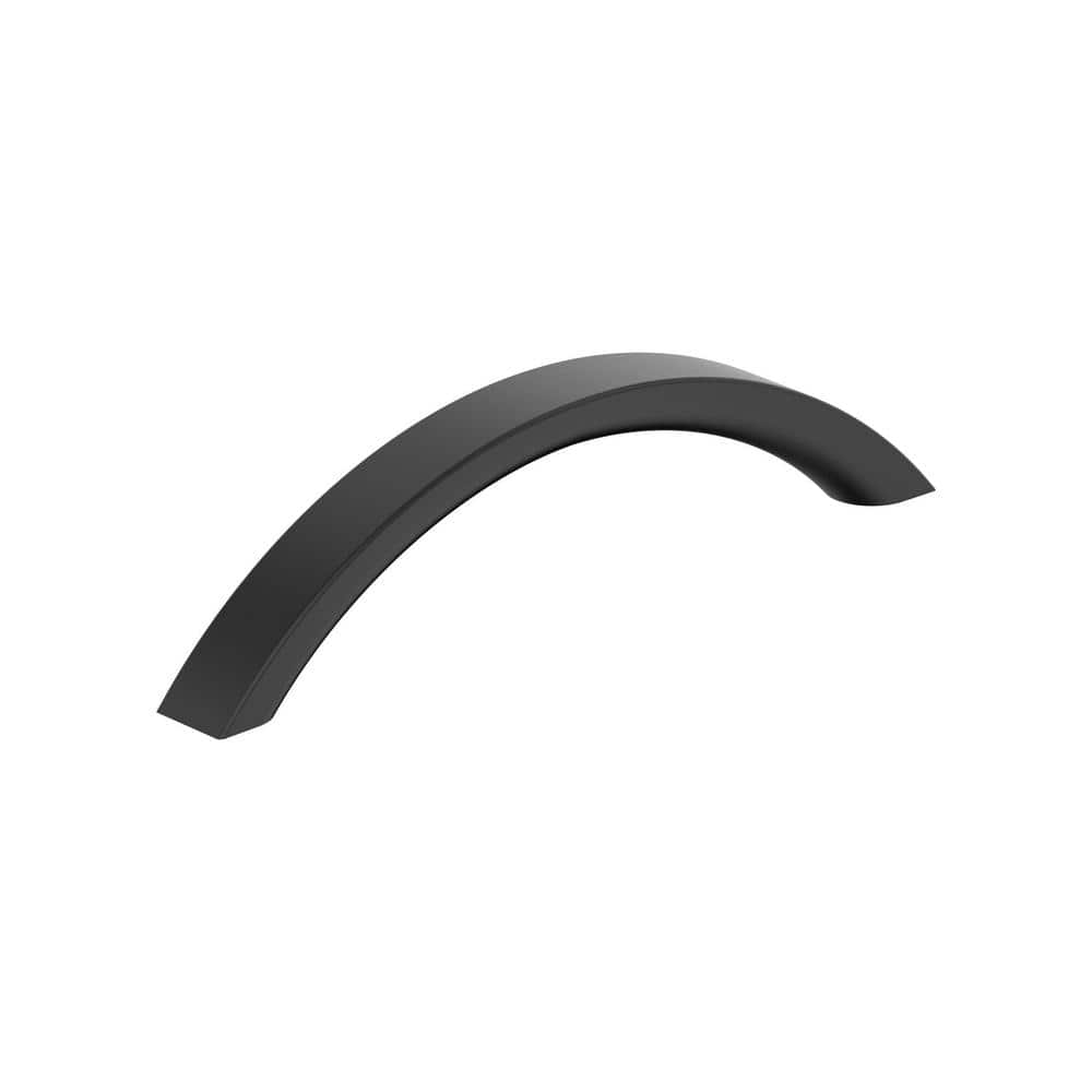 Parabolic 5-1/16 in. (128mm) Center-to-Center Modern Matte Black Arch Cabinet Pull price history on PriceWatchPro