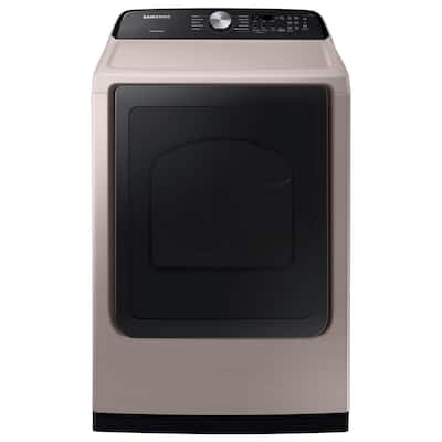 7.4 cu. ft. 240-Volt Champagne Electric Dryer with Sensor Dry